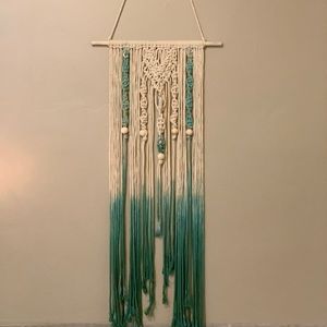 Tip dyed Macrame Wall Hanger